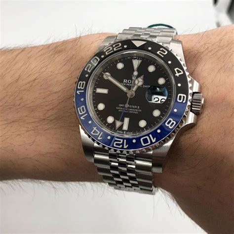 rolex batman brushed bracelet|rolex gmt jubilee bracelet.